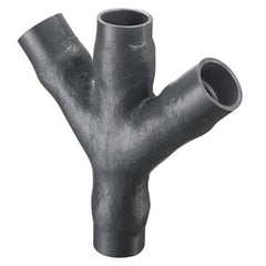 Spears 876-100F 10 PVC DOUBLE WYE SOCKET SCH80 FABRICATED 100 PSI G | Midwest Supply Us