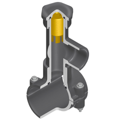 Spears HT3-334 3X3/4 PVC HOT TAP SADDLE FKM ZINC PLTD BOLT | Midwest Supply Us