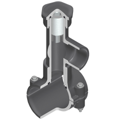 Spears HTS2S-524 6X3/4 PVC HOT TAP SADDLE EPDM S/S CUTTER  | Midwest Supply Us