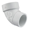P320-040 | 4 PVC DWV STREET 1/6 BEND HUBXSPIGOT | (PG:051) Spears