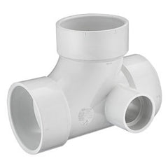 Spears P417-338 3X3X3X2 PVC DWV SAN/TEE W/R-SIDE INLET | Midwest Supply Us