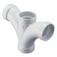 Spears P500-030 3 PVC DWV DOUBLEE FIXTURE FTTNG HUBXHUBXHUB | Midwest Supply Us