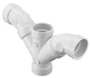 P507-251 | 2X2X1-1/2X1-1/2 PVC DWV DOUBLE CMB WYE & 1/8 HX | (PG:051) Spears