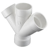 P611S-030 | 3 PVC DWV DOUBLE WYE W/2 SIDE IN HXHXHXHXH | (PG:051) Spears