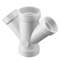 Spears P612-338 3X3X2X2 PVC DWV REDUCING DOUBLE WYE HXHXHXH | Midwest Supply Us