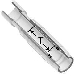 Spears S119-60 6 PVC REPAIR COUPLING EPDM SOCXSOC | Midwest Supply Us
