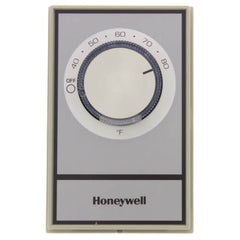 Resideo T498B1553 ELECTRIC HEAT THERMOSTAT SPST, BIMETAL SNAP ACTING SWITCH, BRUSH GOLD, DEG F. | Midwest Supply Us