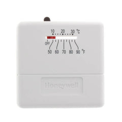 Honeywell T812B1001 HEAT ONLY 12VDC MECHANICAL THERMOSTAT. POSITIVE OFF SWITCH. PREMIER WHITE. | Midwest Supply Us
