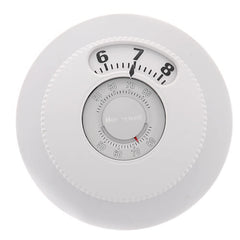 Resideo T87N1026 EASY-TO-SEE T87N. 1 HEAT/1 COOL. 40 - 90F SCALEPLATE. PREMIER WHITE. | Midwest Supply Us