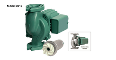 Taco 0010-F3 Circulator Pump | Cast Iron | 1/8 HP | 115V | Single Phase | 1.1A | 3250 RPM | Flanged | 30 GPM | 9ft Max Head | 150 PSI Max Press. | Series 0010 | Midwest Supply Us