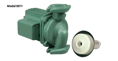 Taco 0011-SF4Y Circulator Pump | Stainless Steel | 1/8 HP | 230V | Single Phase | 3250 RPM | Flanged | 31 GPM | 31ft Max Head | 125 PSI Max Press. | Series 0011 | Midwest Supply Us