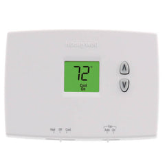 Resideo TH1110DH1003 PRO 1000 HORIZONTAL NON-PROGRAMMABLE DIGITAL THERMOSTATS, BACKLIT DISPLAY, DUAL POWERED (24VAC AND/OR BATTERY). 1 HEAT / 1 COOL | Midwest Supply Us