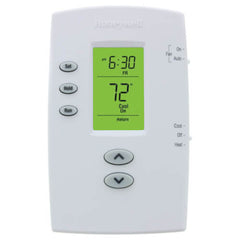 Resideo TH2110DV1008 PRO 2000 VERTICAL PROGRAMMABLE DIGITIAL THERMOSTATS, BACKLIT DISPLAY, DUAL POWERED (24VAC AND/OR BATTERY). 1 HEAT 1 COOL | Midwest Supply Us