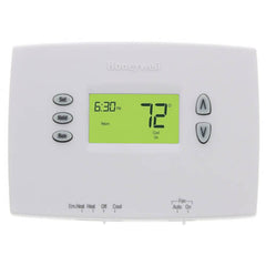 Resideo TH2210DH1000 PRO 2000 HORIZONTAL PROGRAMMABLE DIGITAL THERMOSTATS, BACKLIT DISPLAY, DUAL POWERED (24VAC AND/OR BATTERY). 2 HEAT / 1 COOL HEAT PUMP | Midwest Supply Us