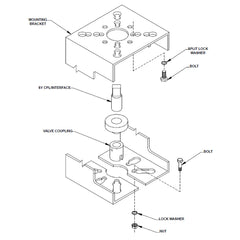 Belimo UBSP0008 Custom BV Retrofit kit | SY mount actuator | Midwest Supply Us