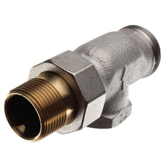 Resideo V110F1018 V110 VALVE BODY- HORIZONTAL ANGLE PATTERN WITH MNPT TAILPIECE 1" OUTLET CONNECTION. | Midwest Supply Us