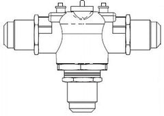 Schneider Electric (Erie) VT3252 1/2"SAE FLARE 3 WAY 3.0cv | Midwest Supply Us