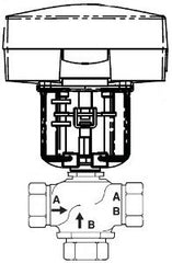 Schneider Electric (Barber Colman) VU-7313-674-4-10 1.5" 3w 28cv 24v NSR Prop/Flt | Midwest Supply Us