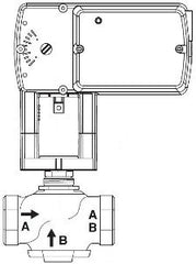 Schneider Electric (Barber Colman) VA-7223-804-4-10 1 1/2" 2-Way NC 28cv W/MA51 | Midwest Supply Us