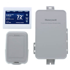 Resideo YTHX9421R5101WW WHITE FRONT/WHITE SIDES PRESTIGE 2-WIRE IAQ KIT WITH REDLINK TECHNOLOGY. RESIDENTIAL OR COMMERCIAL USE. 7 DAY PROGRAMMABLE. UP TO 4H/2C HEAT PUM P OR UP TO 3H/2C CONVENTIONAL | Midwest Supply Us