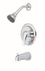 BAR-T40C | Baldor Arlington Single Lever Tub / Shower Valve Included - Chrome | Everflow