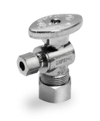 Everflow 27-CS14-NL RAVEN 27-CS14-NL 1/4" Comp X 3/8" Comp 1/4 Turn Straight Stop Lead Free | Midwest Supply Us