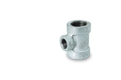 Everflow GXRT2000 2" X 1-1/4" Galvanized XH Reducing Tee Galvanized 300# | Midwest Supply Us