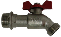 Everflow 34BDCT-NL RAVEN 3/4 male npt x hose bib 1/4 turn boiler drain - t handle chrome PATENTED LF34BDCT # R1310-NL | Midwest Supply Us
