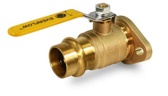 Everflow 515R001 EVERFLOW *PAIR OF 2* 1" PRESS ROTATING F/P FLANGE BALL VALVE LESS PURGE WITH NUTS & BOLTS UPC/NSF61-9 600WOG | Midwest Supply Us