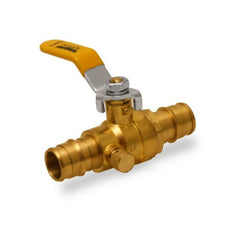 Everflow 825W001-NL 1" F1960 PEX Ball Valve with Drain Lead Free  | Midwest Supply Us
