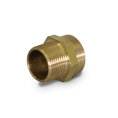 Everflow G353434 3/4" Fh X 3/4" Mpt Adapter Brass Garden Hose Fitting, For Non Potable Use Only