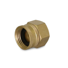 Everflow G38S-3412 3/4" FH X 1/2" FPT Swivel Adapter Brass Garden Hose Fitting, For Non Potable Use Only | Midwest Supply Us