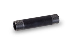 Everflow NRLB1124 EVERFLOW 1-1/2" x 4" BLACK LEFT/RIGHT NIPPLE | Midwest Supply Us