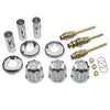 3483 | EVERFLOW CP PAIR GERBER SHORT BROACH TUB SHOWER WIDESPREAD LAV HANDLE | Everflow