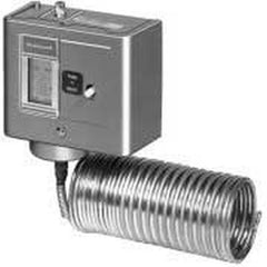 HONEYWELL L482A1004 Manual Reset Remote Bulb Low Limit Temperature Control W/20' Copper Cap. 15-55F  | Midwest Supply Us