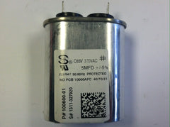 Lennox 53H02 5mfd @ 370v OvalCapacitor  | Midwest Supply Us