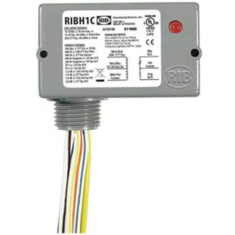 Functional Devices RIBH1C 10-30VAC/DC;208-277V 10A SPDT  | Midwest Supply Us