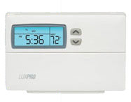 LUXPRO THERMOSTATS PSP511LC 24v Battery Powered Digital Programmable Thermostat 5/2 Day Program 1H-1C With Backlight  | Midwest Supply Us