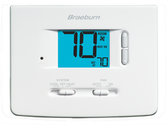 BRAEBURN 1020NC Builder Non-Programmable Thermostat 1H / 1C  | Midwest Supply Us