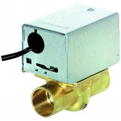 HONEYWELL HOME V4043A1010/U Zone Valve 2 Position 2-Way Straight Through 1/2 Inch Brass Sweat 3.5 Cv 125 Pounds per Square Inch  | Midwest Supply Us