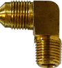10306B | 3/4 X 3/4 (BS M FLARE X MIP ELB), Brass Fittings, SAE 45 Deg Flare, Male Elbow | Midland Metal Mfg.