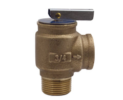 Conbraco 1040705 Bronze Hot Water Safety Relief Valve 30 psig 3/4" (MNPT x FNPT)  | Midwest Supply Us