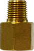10444 | 1/2 X 1/2 (FE FLARE X MIP ADAPTER), Brass Fittings, SAE 45 Deg Flare, Female Flare Adapter | Midland Metal Mfg.