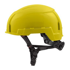 Milwaukee 48-73-1303 Hard Hat Safety Type 2 Class E Unvented Yellow 6.5W x 9H x 12D Inch ANSI/ISEA Z89.1  | Midwest Supply Us