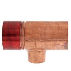 BELL & GOSSETT 108120 1" x 1/2" Copper Red Ring Monoflo Tee  | Midwest Supply Us