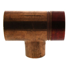 Xylem-Bell & Gossett 108125 1-1/2" x 1" Copper Red Ring Monoflo Tee  | Midwest Supply Us
