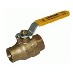 Legend Valves 101-623 Ball Valve Forged Brass 1/2" FemalexSweat Teflon Full Port  | Midwest Supply Us