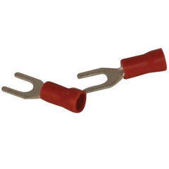 Mars Controls 86601 Spade Connector Forked #10 Stud 13/64 ID Insulated 16-14 American Wire Gauge 100 Pack 105 Degree Celsius  | Midwest Supply Us