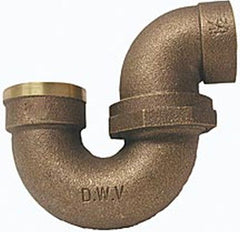 Everflow R1369 RAVEN R1369 1 1/2" C x C Union P-trap L/C-O RAVEN # 112CCUPTLCO  | Midwest Supply Us