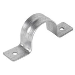 Hangers 231G0075 Pipe Strap Two Hole 3/4 Inch Electro-Galvanized Import  | Midwest Supply Us